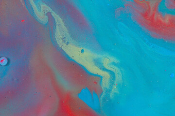 Colorful abstract liquid pattern background.color mixing paint.marble texture