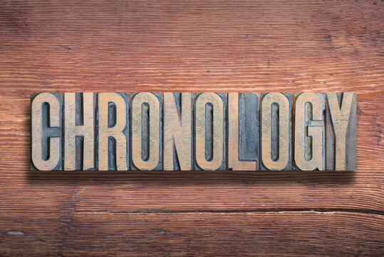 chronology word wood