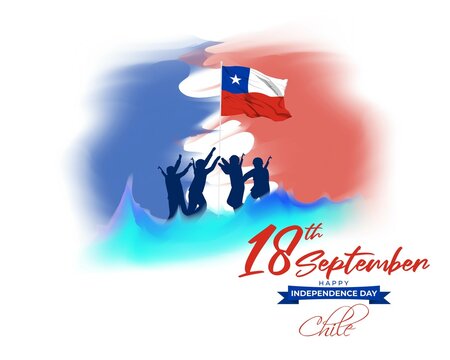 vector illustration for independence day-CHILE-18 September