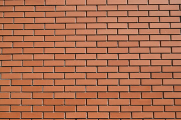 Brick wall, panoramic view