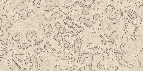 Contour map background. Vector geography scheme and terrain. Topography grid map.