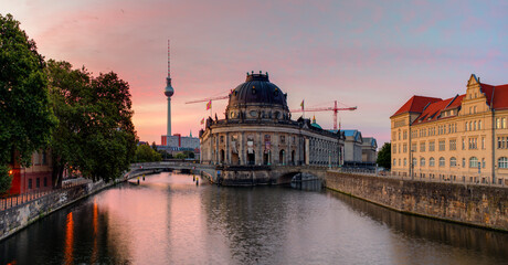 The Bode Museum early in the morning. Berlin, Germany.