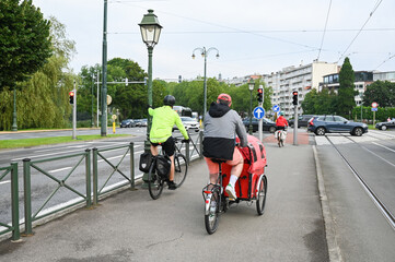 velo cycliste ville Bruxelles piste cyclable