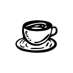 coffee vector icon illustration on white background