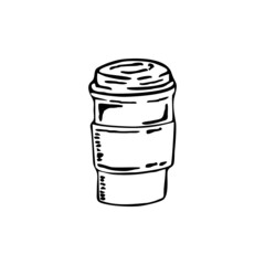 coffee vector icon illustration on white background