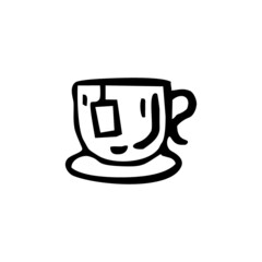 coffee vector icon illustration on white background