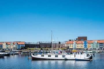 Harbor Hellevoetsluis, Zuid-Holland Province, The Netherlands