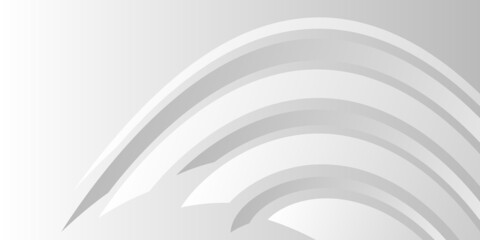Abstract white and grey background vector