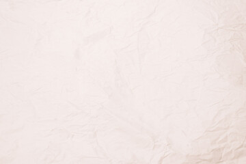 Crumpled white paper background.