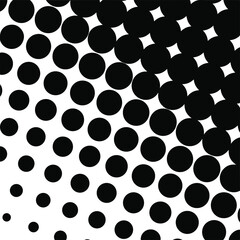 Black halftone background. Black polka dot. Halftone pattern. Modern Halftone Background, backdrop, texture, pattern. Vector illustration. Halftone Backdrop.	