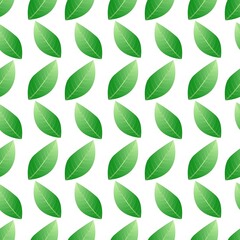 Leaves pattern background. Abstract seamless background. Vector illustration. Wrapping paper.	