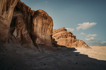 Egypt desert rock cliffs