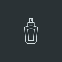 Perfume/spray icon vector on white background