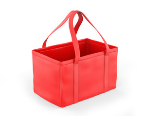 Blank Promotional Tote Bag for Branding. 3d Rendering Illustration.