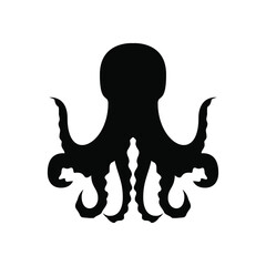 Octopus icon vector. seafood illustration sign collection. Ocean symbol or logo.
