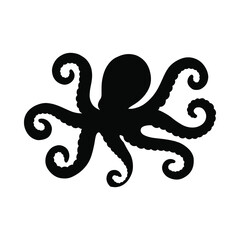 Octopus icon vector. seafood illustration sign collection. Ocean symbol or logo.
