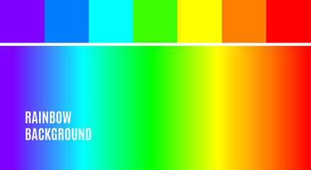 Bright Color Rainbow Background Abstract Multicolor Gradient. Vector