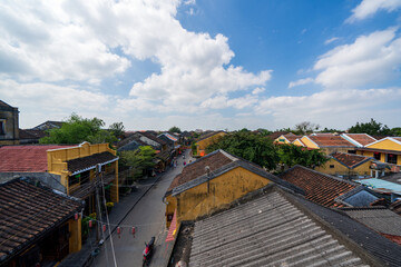 Fototapeta na wymiar Cityscape of Hoi An, Vietnam at daytime.