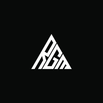 RGM letter logo creative design. RGM unique design

