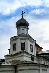 Obraz premium Russia, Veliky Novgorod, August 2021. Church of the Intercession of the Blessed Virgin Mary in the city Kremlin.