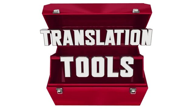 Translation Tools Resources Translate Toolbox Service 3d Animation