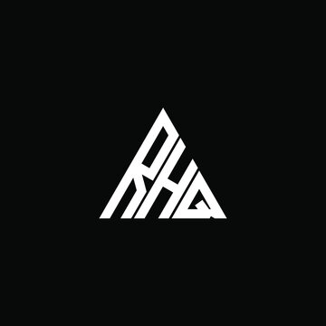 RHQ letter logo creative design. RHQ unique design

