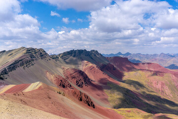 Rainbow Mountain, is a mountain in the Andes of Peru with an altitude of 5,200 metres  above sea...