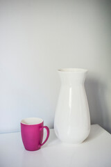 Objects in a room, composition