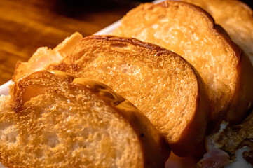 Breakfast Toast Close Up