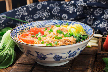 Chinese Cuisine: a bowl of fat beef noodles