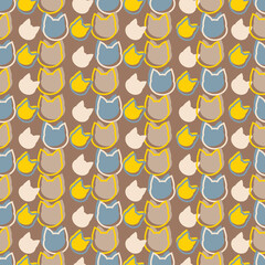 cats fabric color