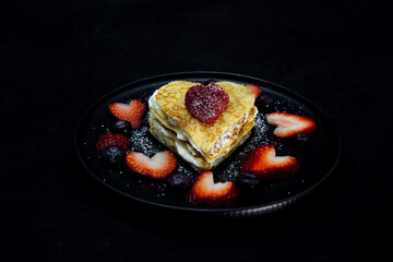 Strawberry crepe cake