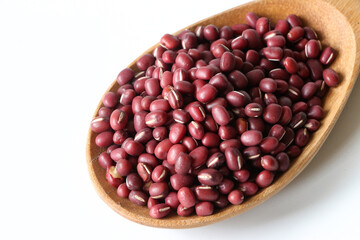 Red kidney beans isolated healthy food