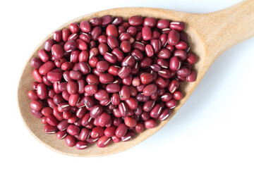 Red kidney beans isolated healthy food