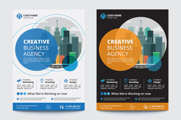 Naklejka premium Business Flyer Design