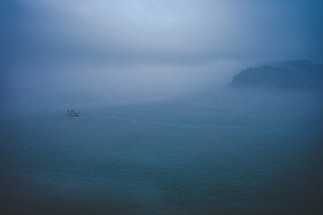 fog over the sea