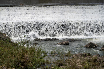 Rocks and water by the river