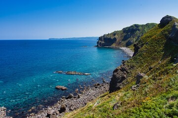 Fototapeta premium 神威岬から見る積丹ブルー