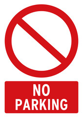 no parking poster