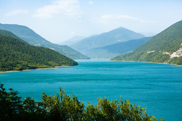 A beautiful landscape photography with Caucasus Mountains in Georgia.