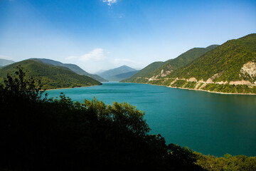 A beautiful landscape photography with Caucasus Mountains in Georgia.