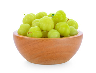 star gooseberry isolated on white background