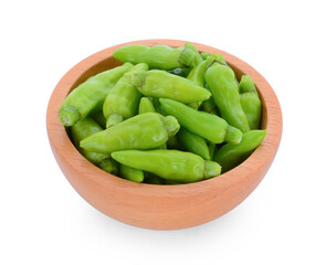 hot chili isolated on white background