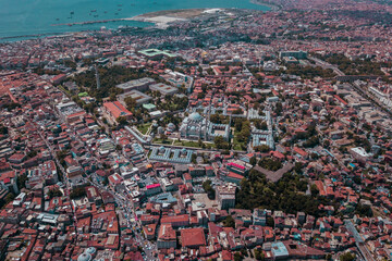 Obraz premium Aerial view of Istanbul