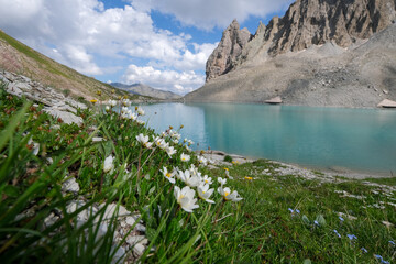 Randonnée vers le lac des Beraudes