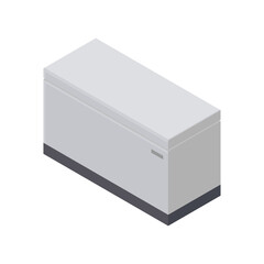 Refrigerator Isometric Icon