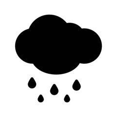Fototapeta na wymiar Water vector icon. Rain illustration sign. weather symbol or logo.