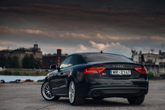 Audi S5 Coupe quattro at the evening parking