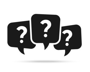 Message box with question mark icon