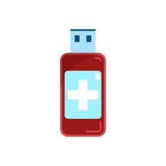 Obraz premium Medicine Flash Drive Composition